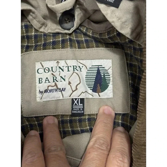 COUNTRY BARN NORTH BAY Mens Field Barn Chore Coat Jacket Removable Lining XL - Picture 10 of 16